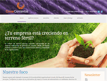 Tablet Screenshot of crearcontextos.com